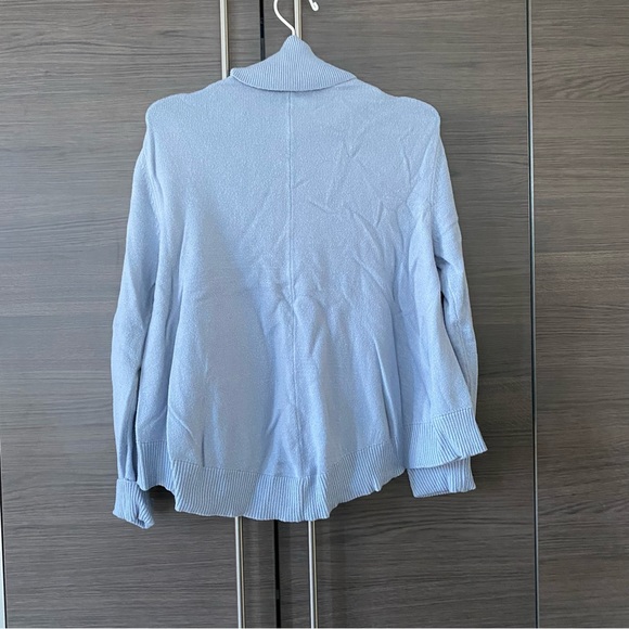 Light Blue Turtleneck Sweater - Picture 2 of 4